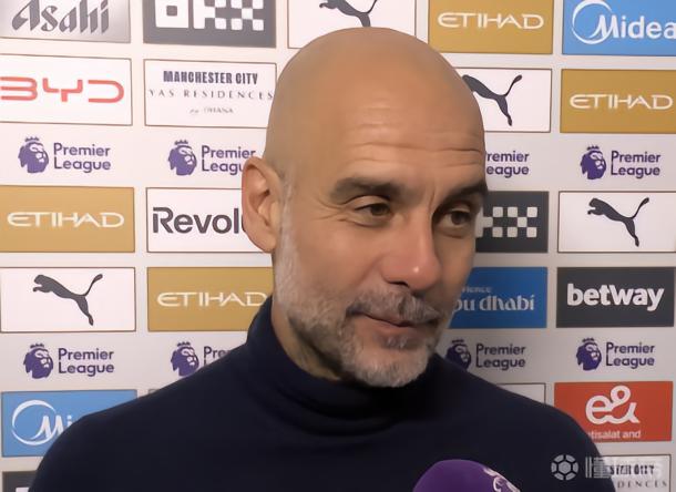 瓜帅：争冠？我们仍抱有希望，目前阿森纳是英格兰最好的球队